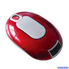 MINI WIRELESS OPTICAL MOUSE FOR LAPTOP PC - RED