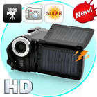 3.0" LCD 12MP Dual Power Solar Panel Digital Camcorder - 8X DIGITAL ZOOM