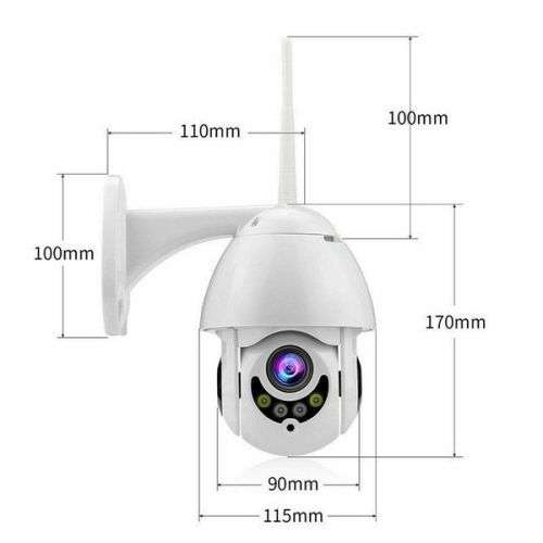 FULL HD Outdoor Wifi PTZ IP WiFi Camera, Outdoor Security Camera