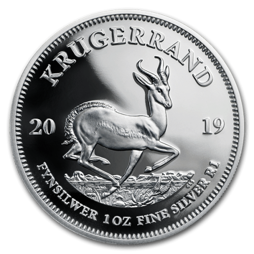 1 Oz Silver Krugerrand (random year)