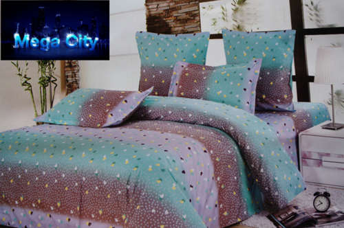 6 PCE DUVET COVER SETS - DOUBLE BED SIZE