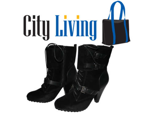 Black Lace Up Ankle Boot