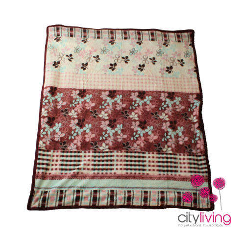 Leaf Print Blanket - Double Bed