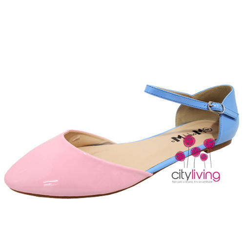 Model.Me Flat Pump - Pink/Blue - Size 7