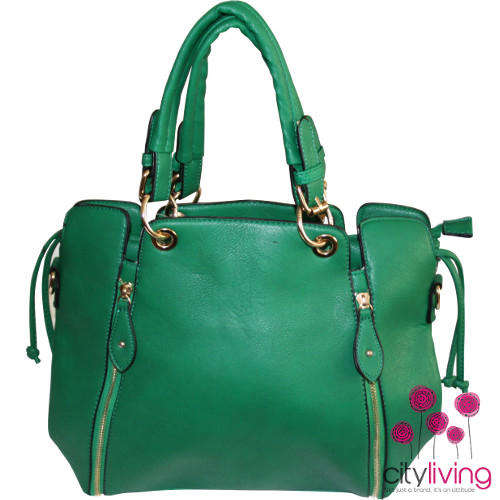 Blackcherry Zip Tote Bag