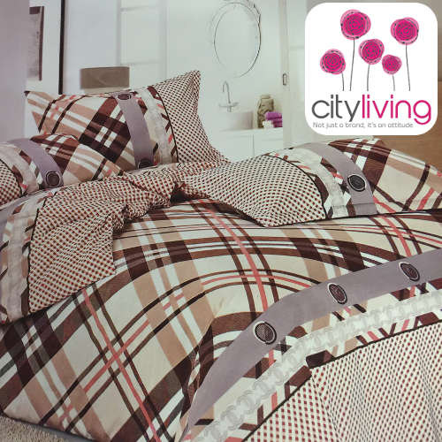 6 Piece Duvet Cover Sets - Queen Bed Size