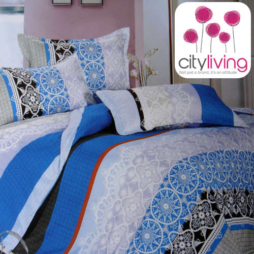 6 Piece Duvet Cover Sets - Queen Bed Size