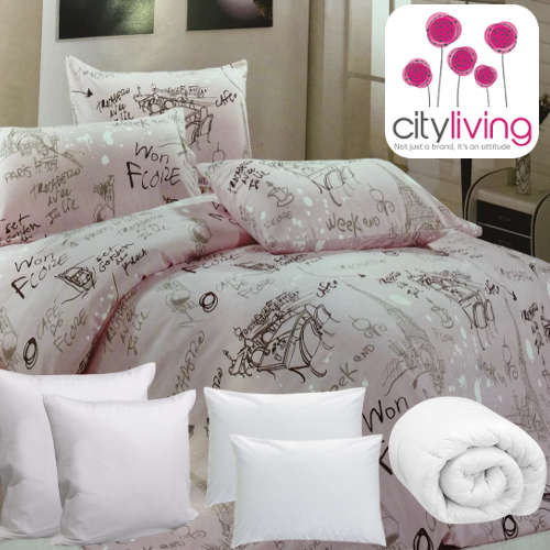 100 % Cotton 11 Pce Duvet Hamper - Queen Bed