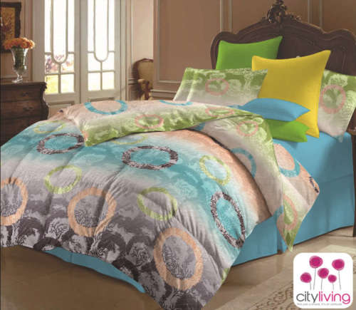 3 PCE COMFORTER SET - PREMIUM QUALITY - BEDDING - QUEEN SIZE