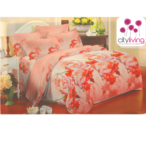 5 PCE DUVET COVER SET - ECONOMICAL RANGE - BEDDING - DOUBLE SIZE