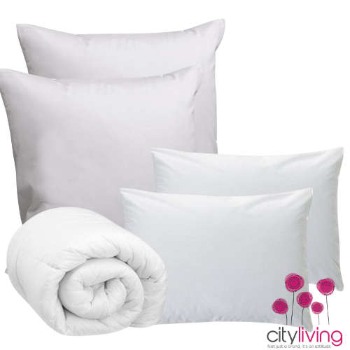 1 x Quality Inner + 2 x Standard Pillows + 2 x Continental Pillows Combo