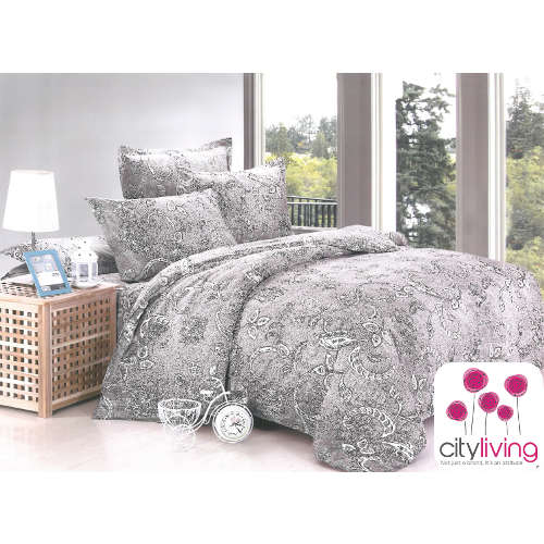 5 Piece Duvet Cover Set - Economical Range - Double size