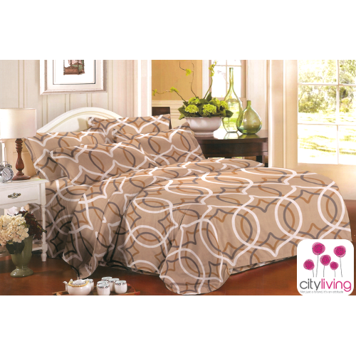 5 Piece Duvet Cover Set - Economical Range - Queen size