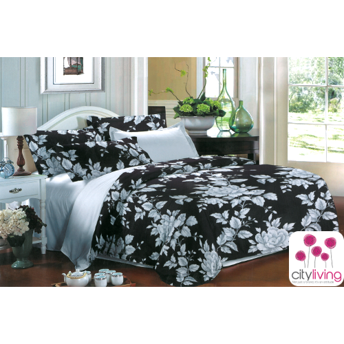 5 Piece Duvet Cover Set - Economical Range - Double size