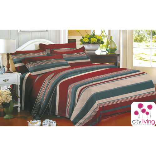 5 Piece Duvet Cover Set - Economical Range - Queen size