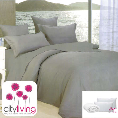 7 Piece Plain Duvet Combo Set