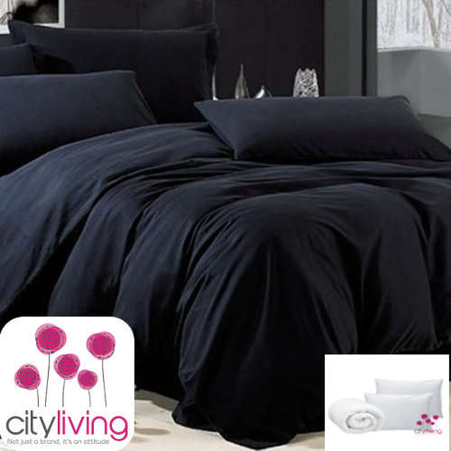 7 Piece Plain Duvet Combo Set
