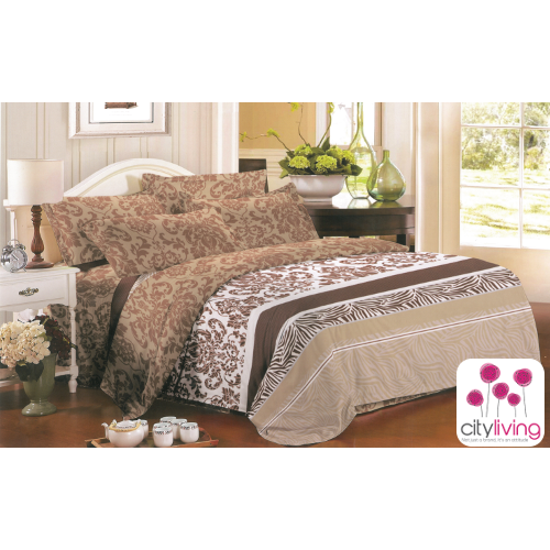 5 Piece Duvet Cover Set - Economical Range - Double Bed Size