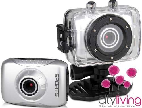 Action Camera - HD 720P -  Waterproof - 2.0" LED Touch - Running - Cycling - Hiking & More