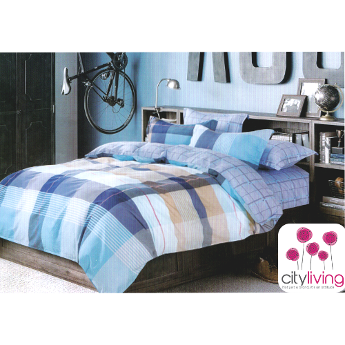 4 Piece Duvet Cover Set - Cotton - Premium Range - Double Bed Size