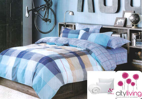 7 Piece Duvet Combo Set - 100% Cotton