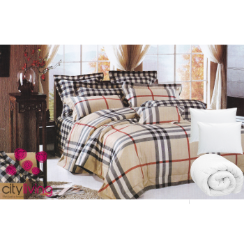 7 Piece Premium Range - Cotton - Duvet Cover & Other Linen - Queen Bed Size