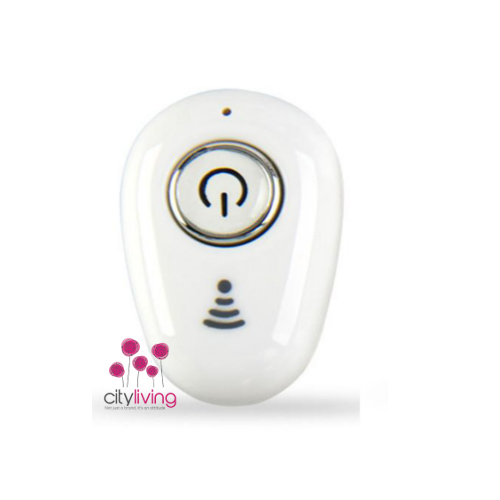 Mini One Ear Bluetooth Ear Piece - White