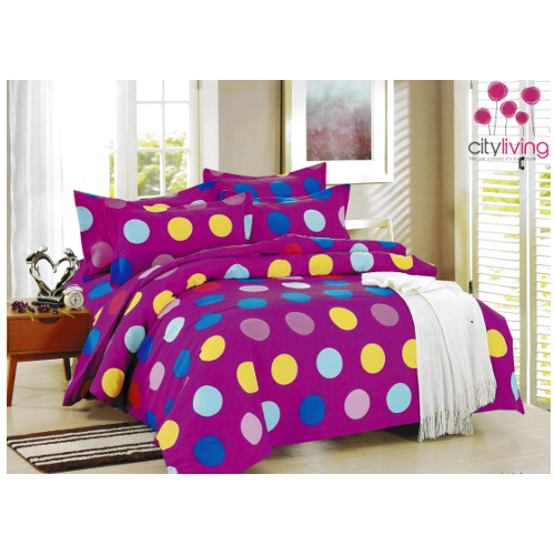 6 Piece Economical Duvet Cover Set - Queen