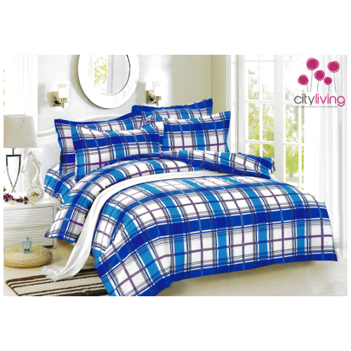 6 Piece Economical Duvet Cover Set - Queen