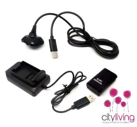 3 in 1 charging kit For xbox 360 Battery 4800mAh Rechargeable Battery Pack Charger Cable for Xbox 36