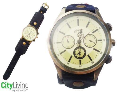 Trendy Watches with a Funky Leather Band