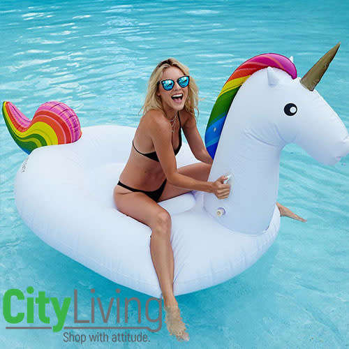 Unicorn Inflatable Pool Floaty