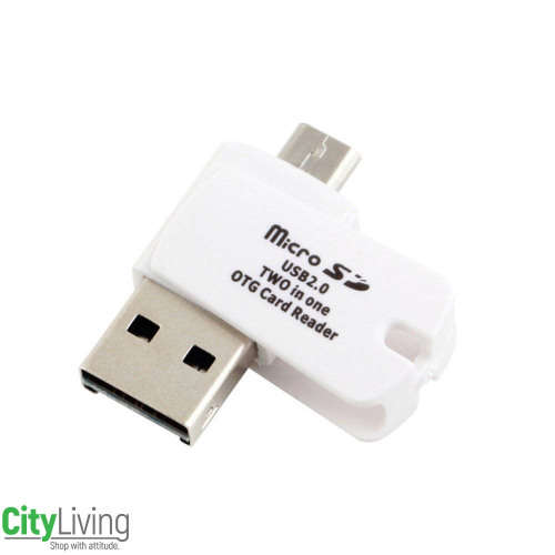 USB 2.0 Micro OTG TF Card Reader