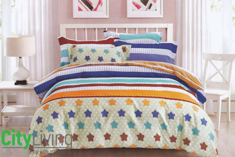 Duvet Cover Sets - 4 Piece - Printed Cotton - Premium Range