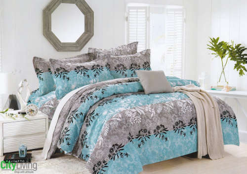 6 Piece Economical Range Duvet Cover Set - Double
