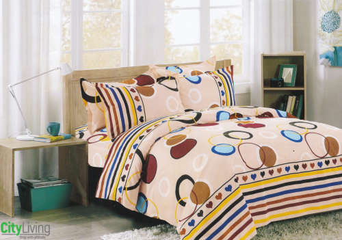 Duvet Cover Set - 6 Piece  - Microfiber- Economical Range