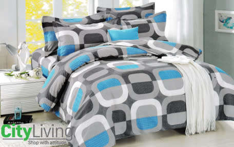 Duvet Cover Set - 6 Piece  - Microfiber- Economical Range