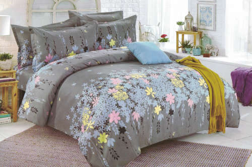 6 Piece Microfiber Duvet Cover Set - Queen