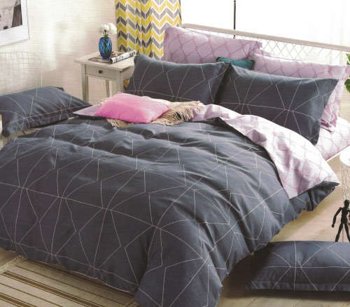 4 Piece Cotton Duvet Cover Set - Queen