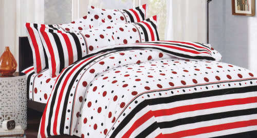 Printed Duvet Cover Set | 6 Piece