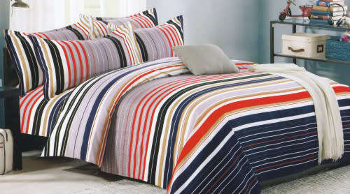 Printed Duvet Cover Set | 6 Piece