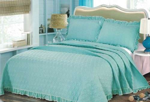 Plain Cotton Quilt | 3 Piece | Queen