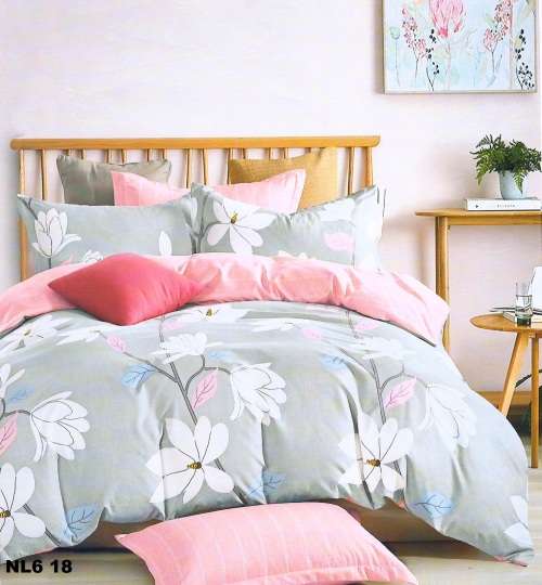 Printed Cotton Duvet Cover Sets 6 Piece