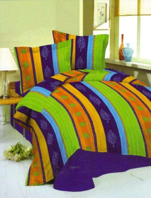 3PCE 132 THREAD COUNT POLLYCOTTON COMFORTER SET - QUEEN BED