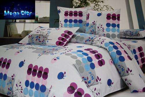 100% PURE COTTON 6PCE DUVET COVER SETS - QUEEN BED SIZE