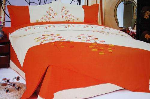 6PCE EMBROIDERED DUVET COVER SETS - DOUBLE BED SIZE
