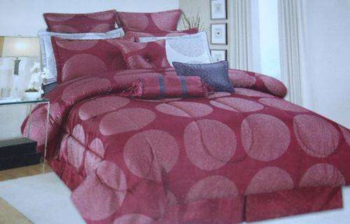 9 PCE TIGER LUXURY COMFORTER SET - QUEEN BED SIZE