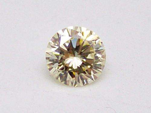 ***EGL CERTIFIED - Light Fancy Yellow *** 0.51ct Round Diamond