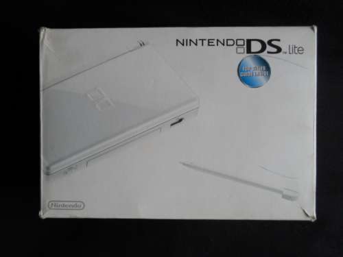 Nintendo DS lite white console with box