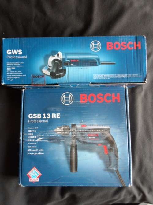 BOSCH: Professional dril and Grinder combo set (updated)